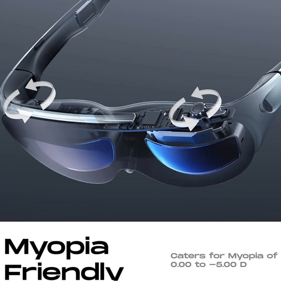 Rokid Air Portable AR Smart Glasses 120" Screen with 1080P OLED Dual Display NEW - Picture 9 of 11